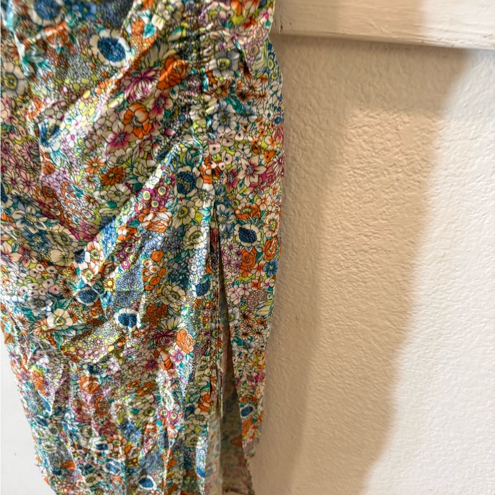 O’Neill Tavia Floral Ruched Midi Dress S - Picture 9 of 12